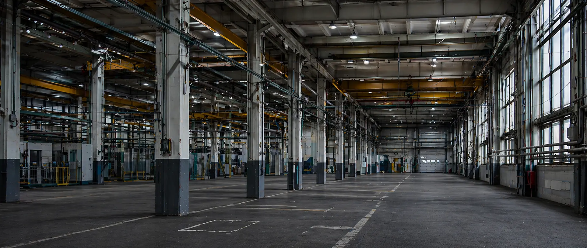 Industrial factory background