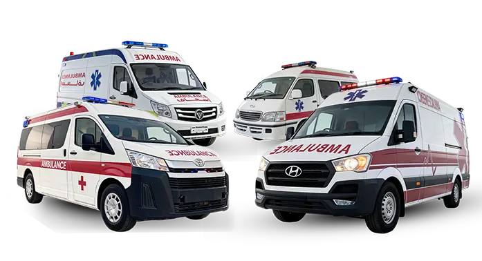 خدمات تجهيز سيارات الإسعاف